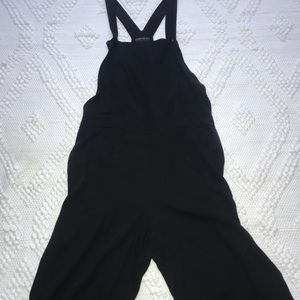 Wide Leg Crop Overalls